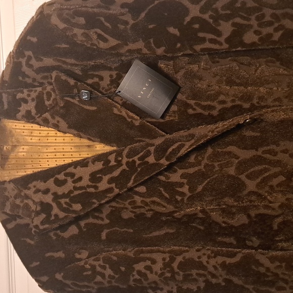 🇮🇹 2x Chocolate Vinci Couture Italian made Men's Beautiful Unique Blazer jacke - Picture 1 of 12